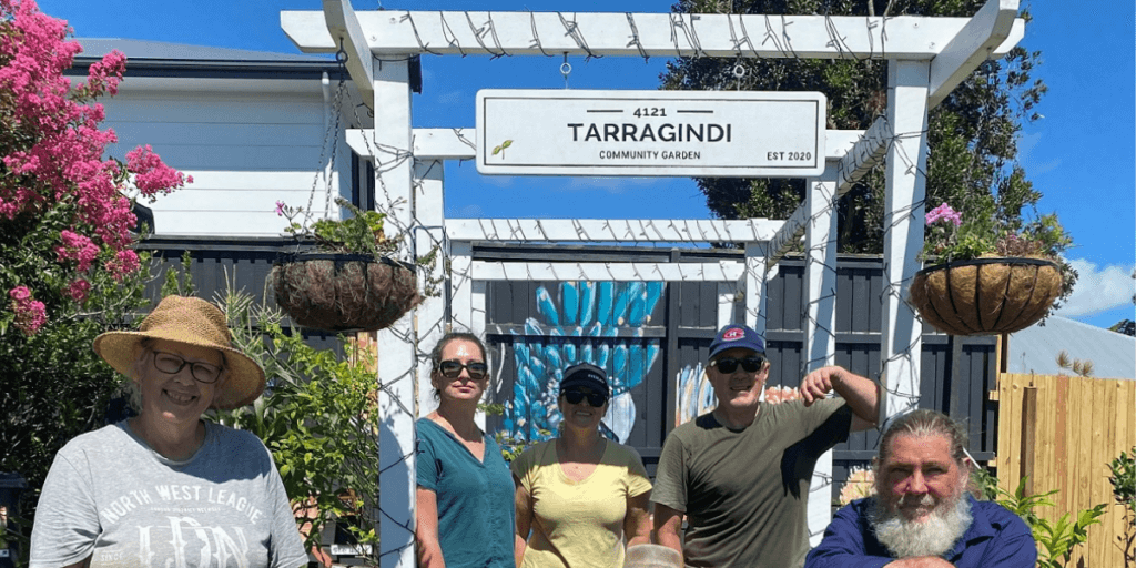 Tarragindi community garden members